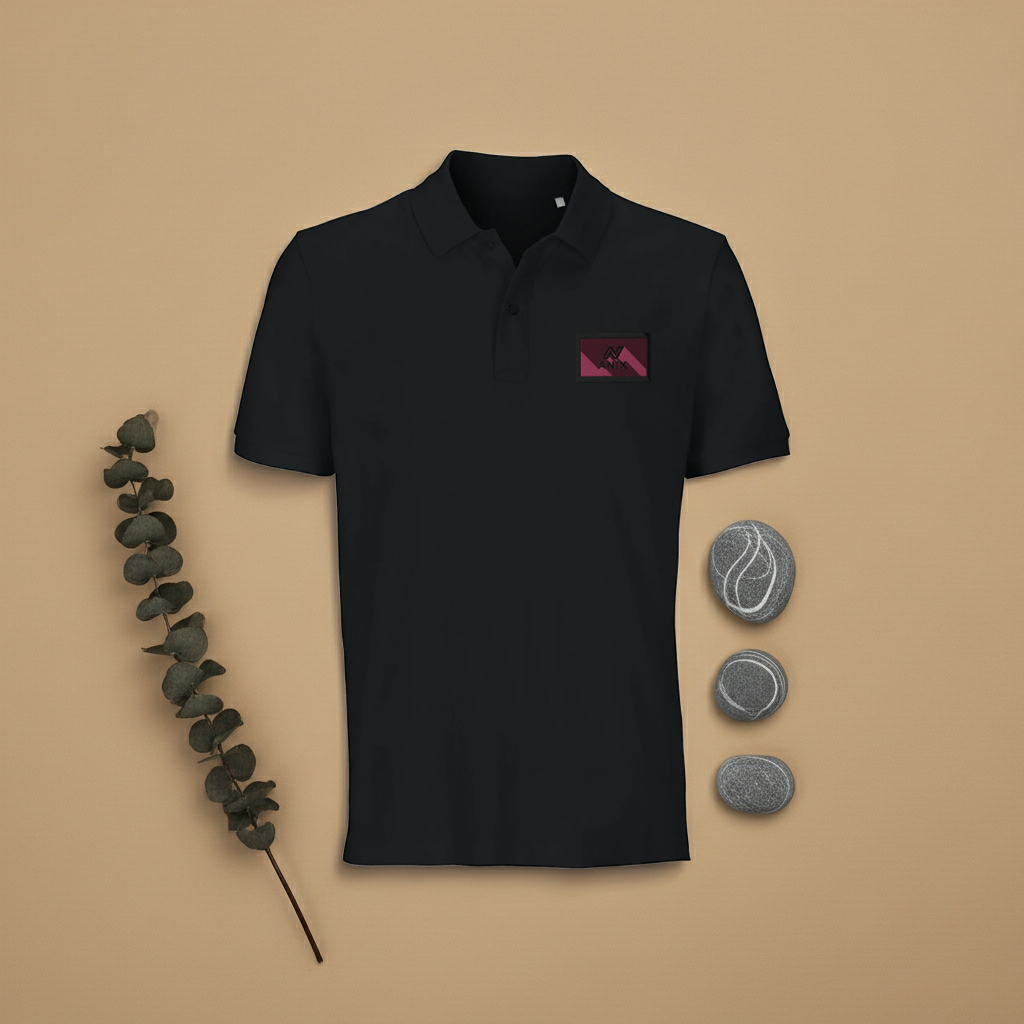 Polo unisexe bio coupe confortable | SOL'S Pegase 04242 Noir