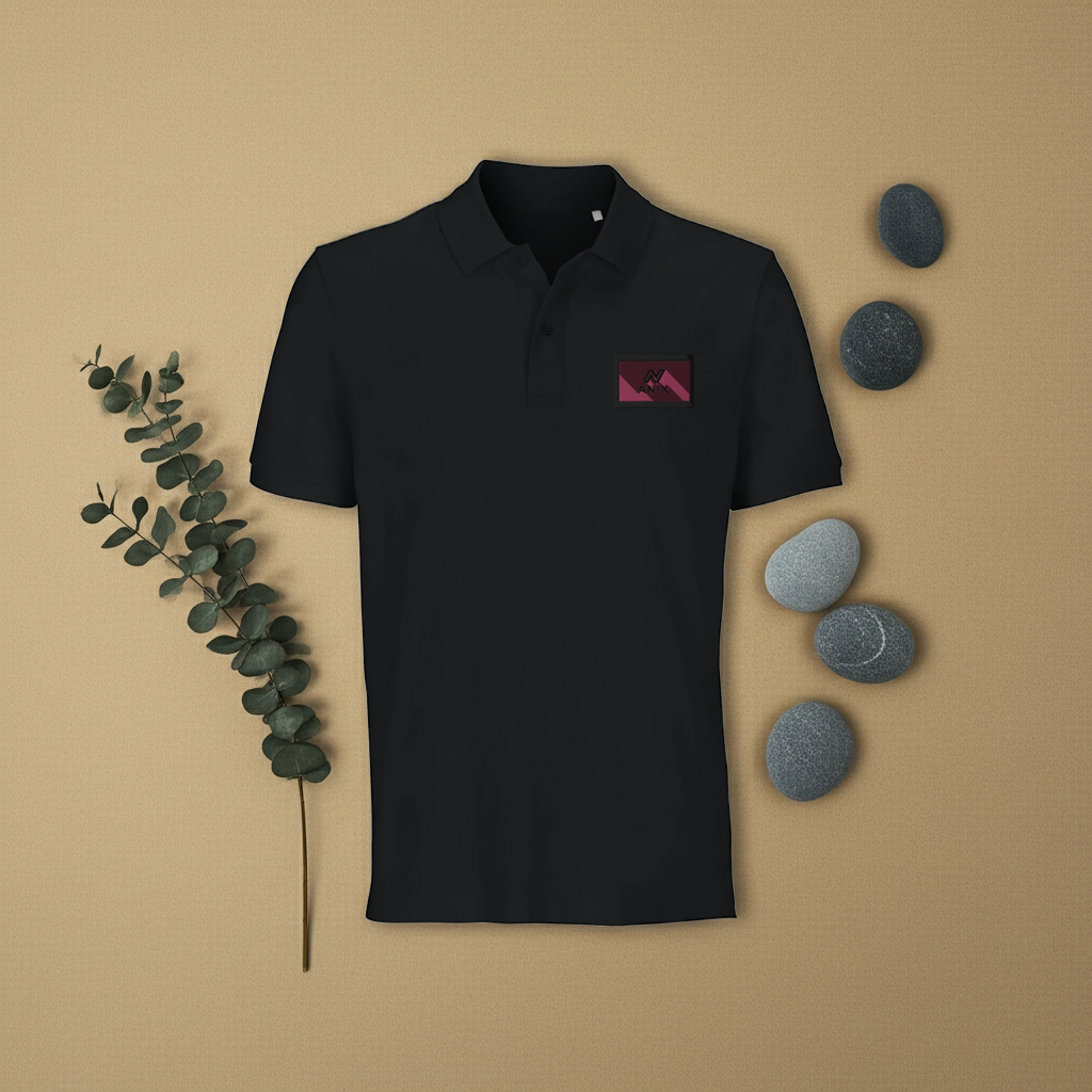 Polo unisexe bio coupe confortable | SOL'S Pegase 04242 Noir