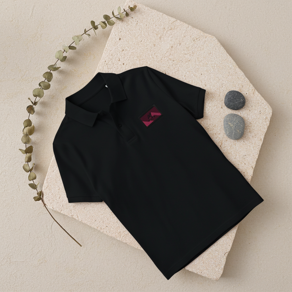 Polo unisexe bio coupe confortable | SOL'S Pegase 04242 Noir