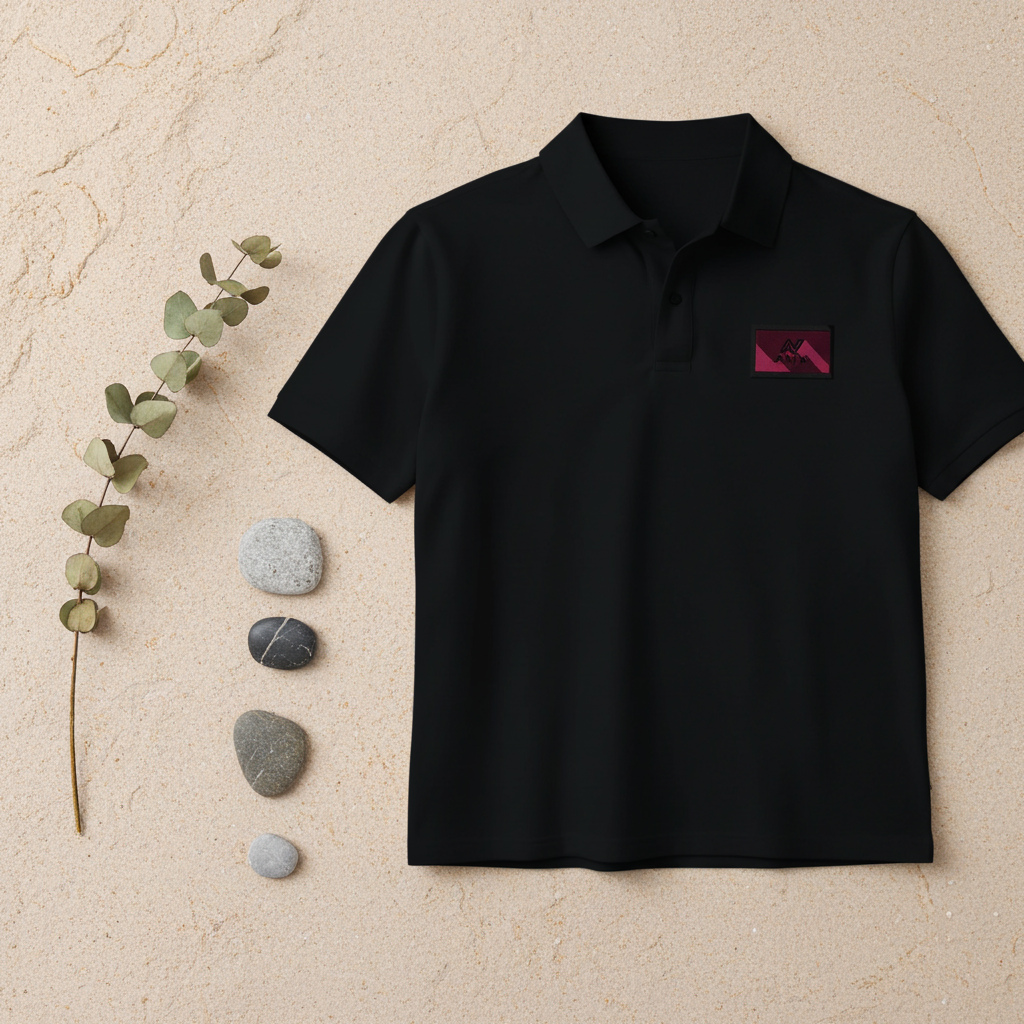 Polo unisexe bio coupe confortable | SOL'S Pegase 04242 Noir